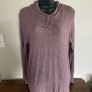 Xersion Brown Hooded Top